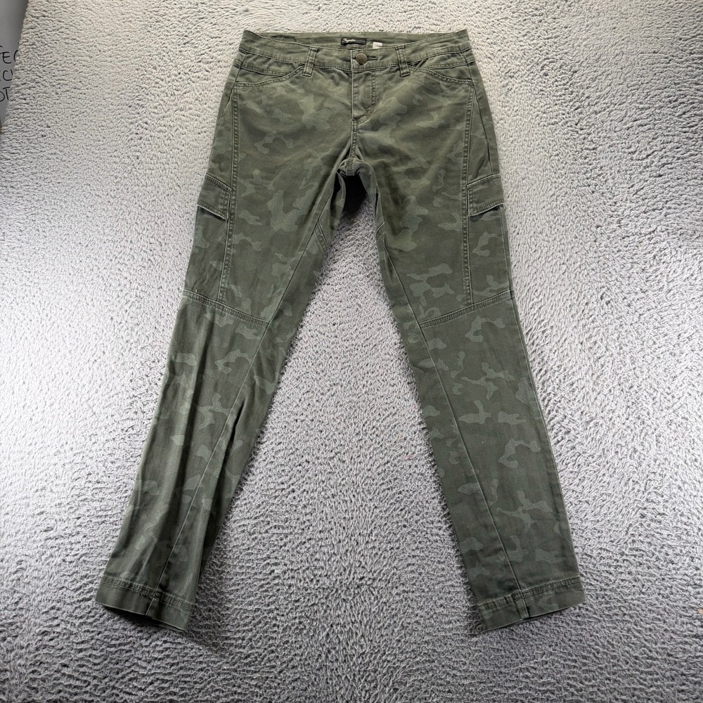 Unionbay Supplies‎ Pant Womens 6 Green Camouflage Cargo Straight Combat Military
